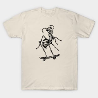 SEEMBO Ant Skater Skateboarding Skateboard Skate Skateboarder T-Shirt